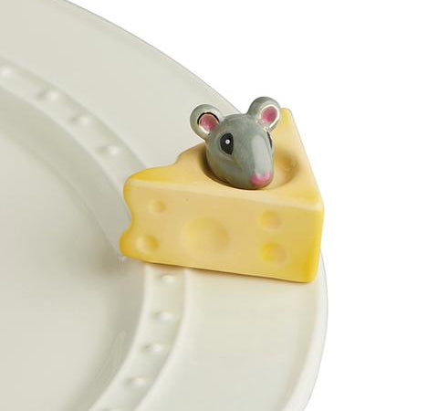 Cheese Please Mouse & Cheese Mini A223 Home Decor Nora Fleming