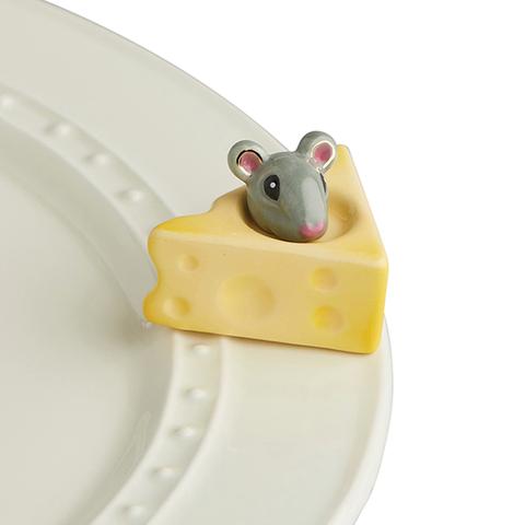 Cheese Please Mouse & Cheese Mini A223 Home Decor Nora Fleming