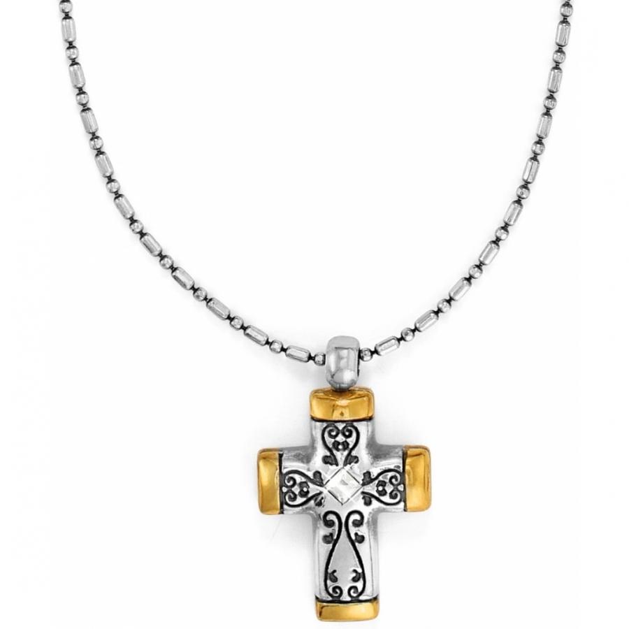 Venezia Petite Cross Necklace JL2053 Necklaces Brighton