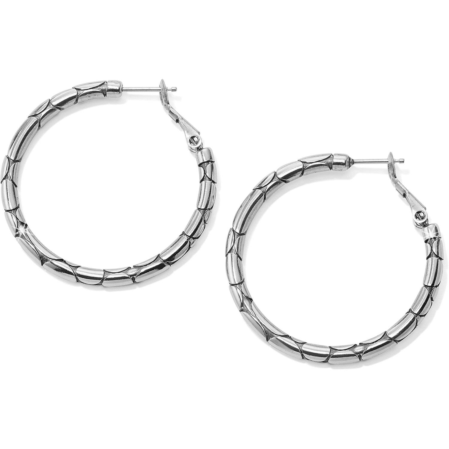 Pebble Small Hoop Earrings JA5420 Earrings Brighton