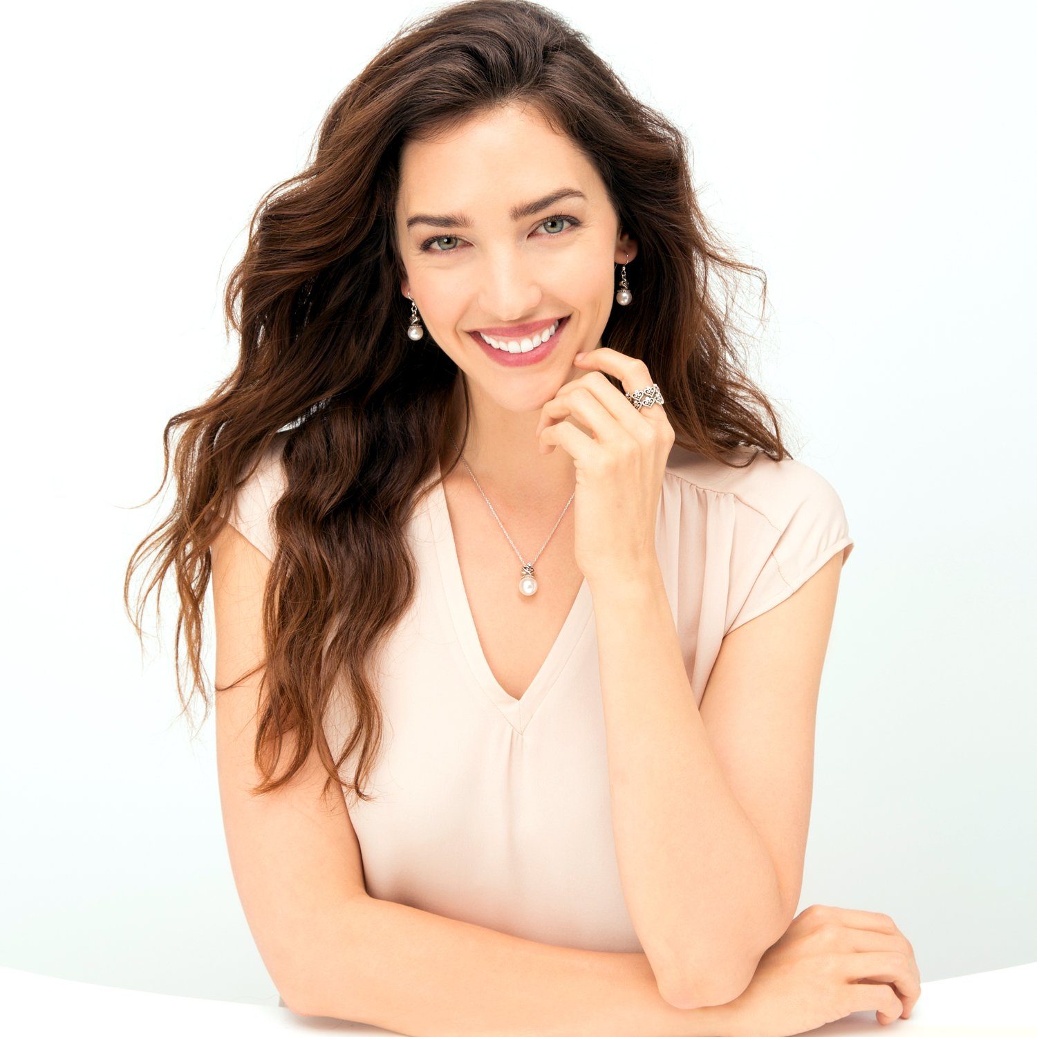 Alcazar Pearl Short Necklace Necklaces Brighton