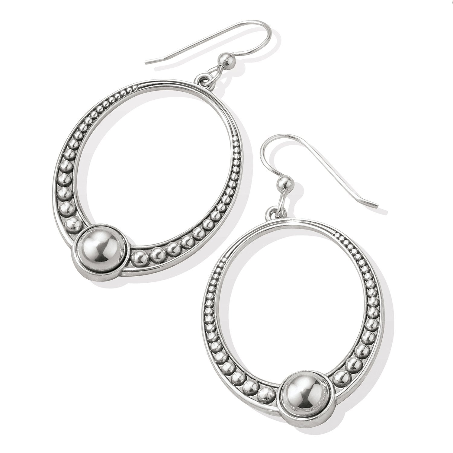 Pretty Tough Oval French Wire Earrings JA7820 Brighton