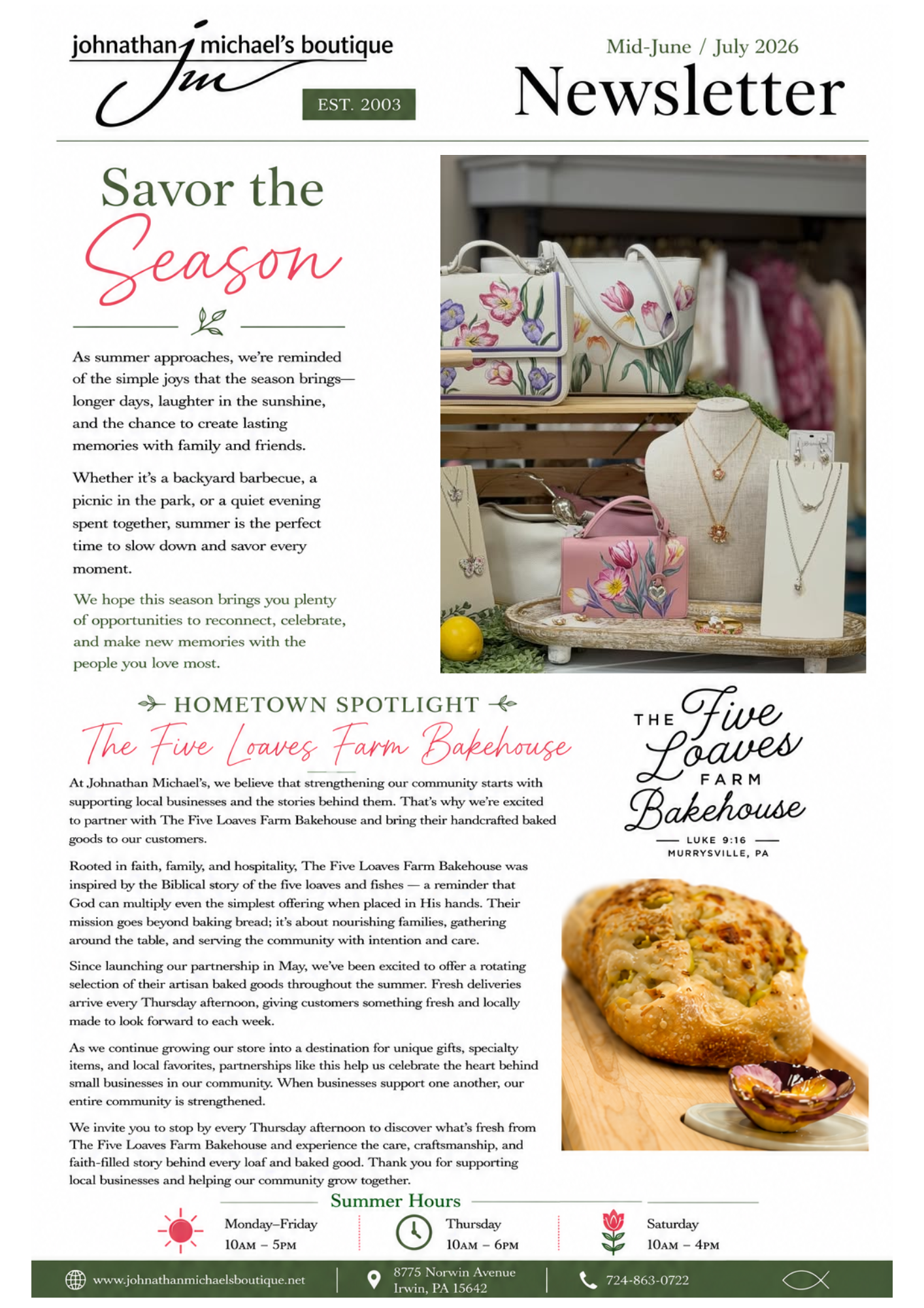 Newsletter-Mid-June/July 2026