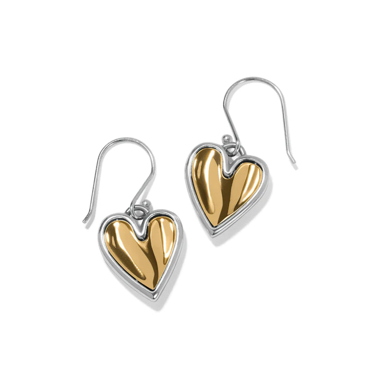 Cascade Heart Reversible French Wire Earrings JA9943