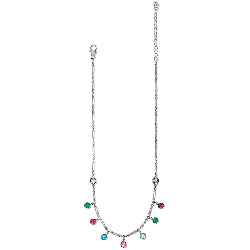 Elora Gems Drops Collar Necklace - JM7442