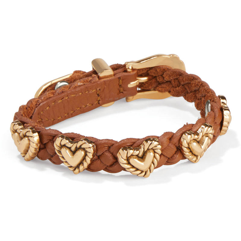 Roped Heart Braid Bandit Bracelet - 07476A