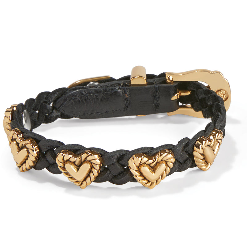 Roped Heart Braid Bandit Bracelet - 07476C