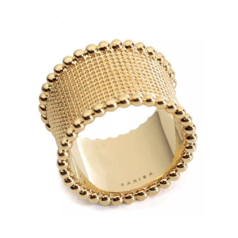Hammered Band Ring - Sahira Jewelry Design