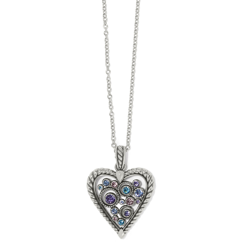 Halo Heart Necklace - JM7435