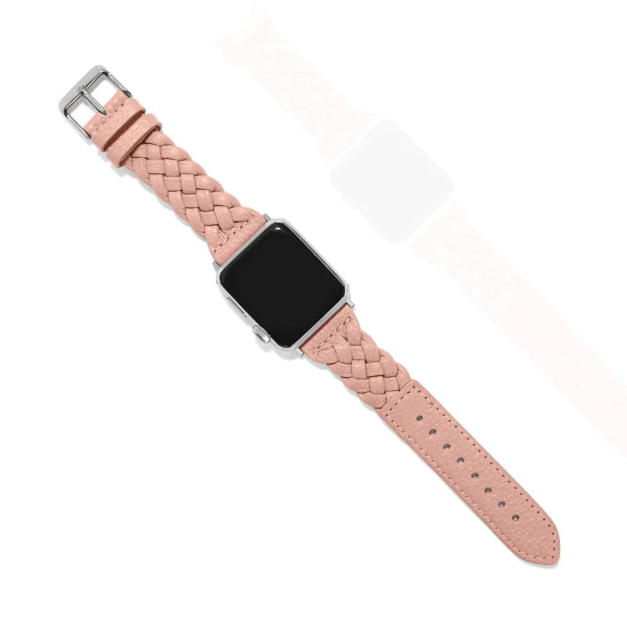 Braided leather watch band sales