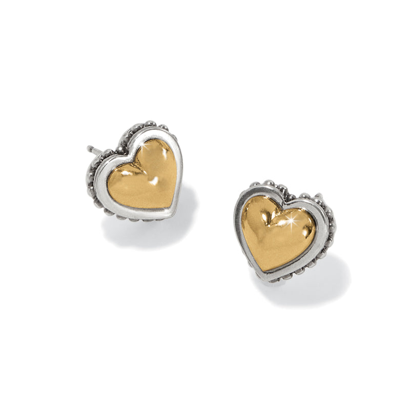 Pretty Tough Petite Heart Post Earrings - JA9920