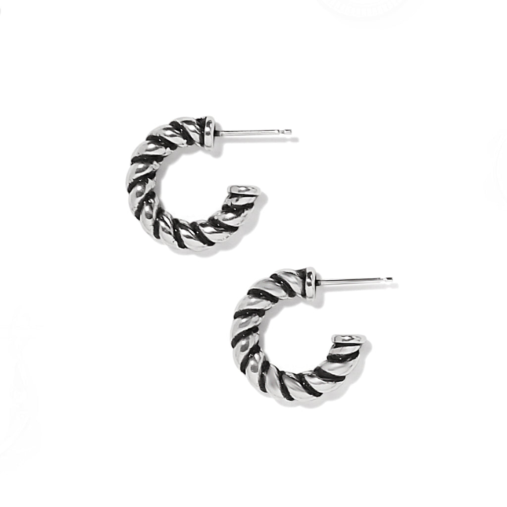 Interlok Twist Small Post Hoop Earrings - JA9891