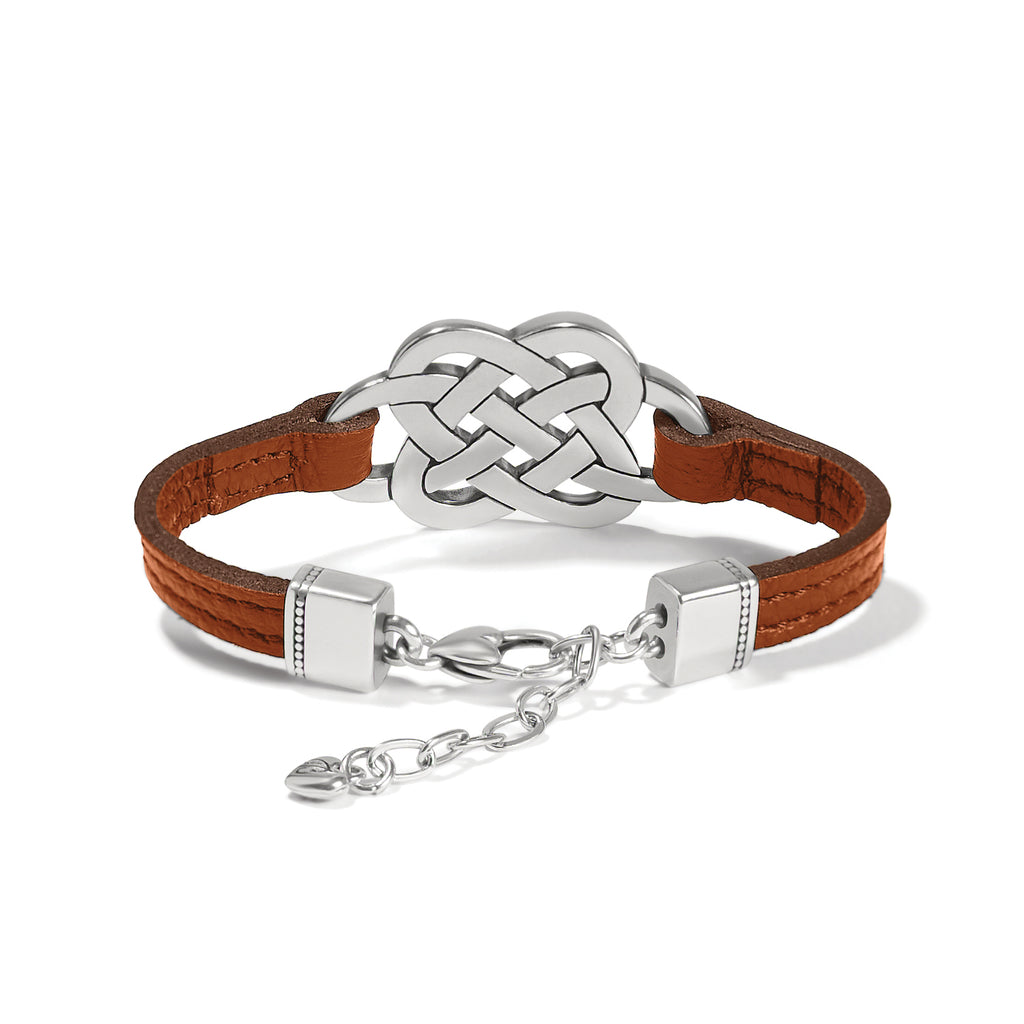 Interlok Trellis Leather Bracelet - JF0100