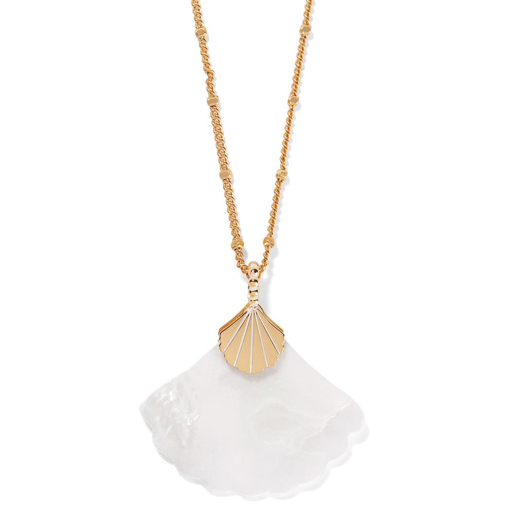 Sunset Cove Mother Of Pearl Shell Necklace - JM7389