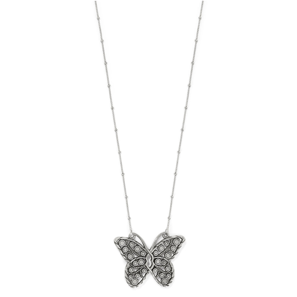 Halo Gems Monarch Butterfly Necklace - JM7564