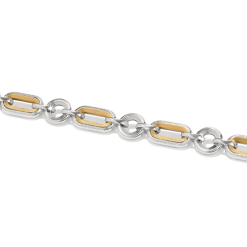Medici Two Tone Link Bracelet - JF0177