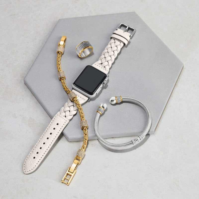 Sutton Braided Leather Watch Band - W2042M