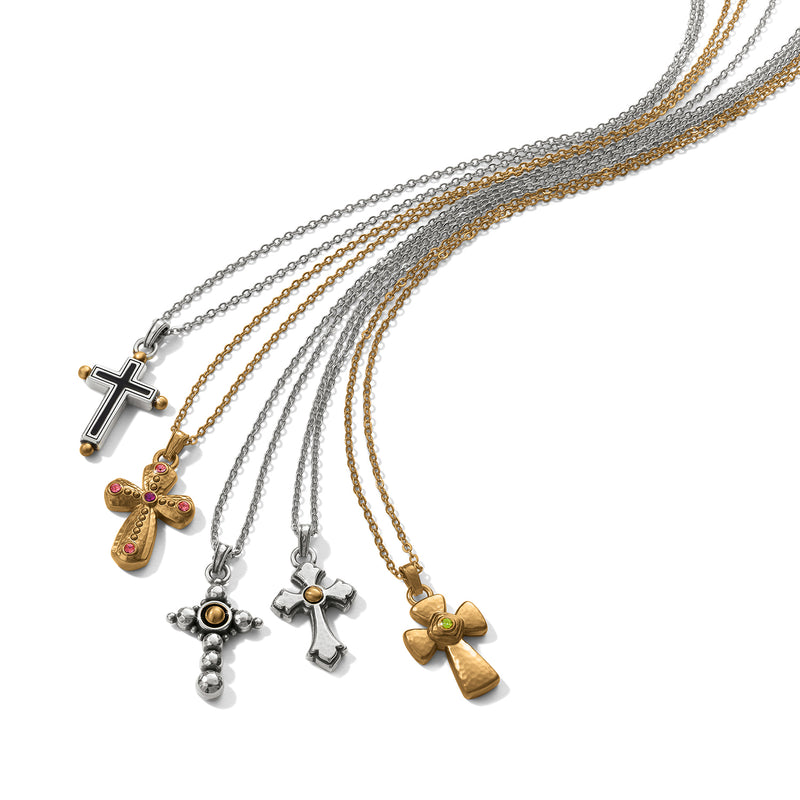 Majestic Regal Cross Reversible Necklace - JM7430