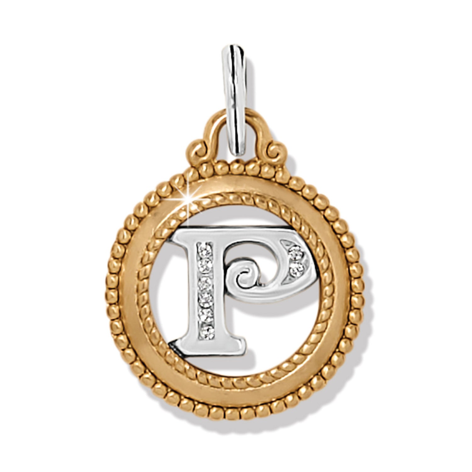 ABC Monogram P Charm