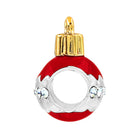 Christmas Round Ornament Bead