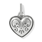 One Heart Etched Love Charm