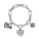 One Heart Azure Heart Charm