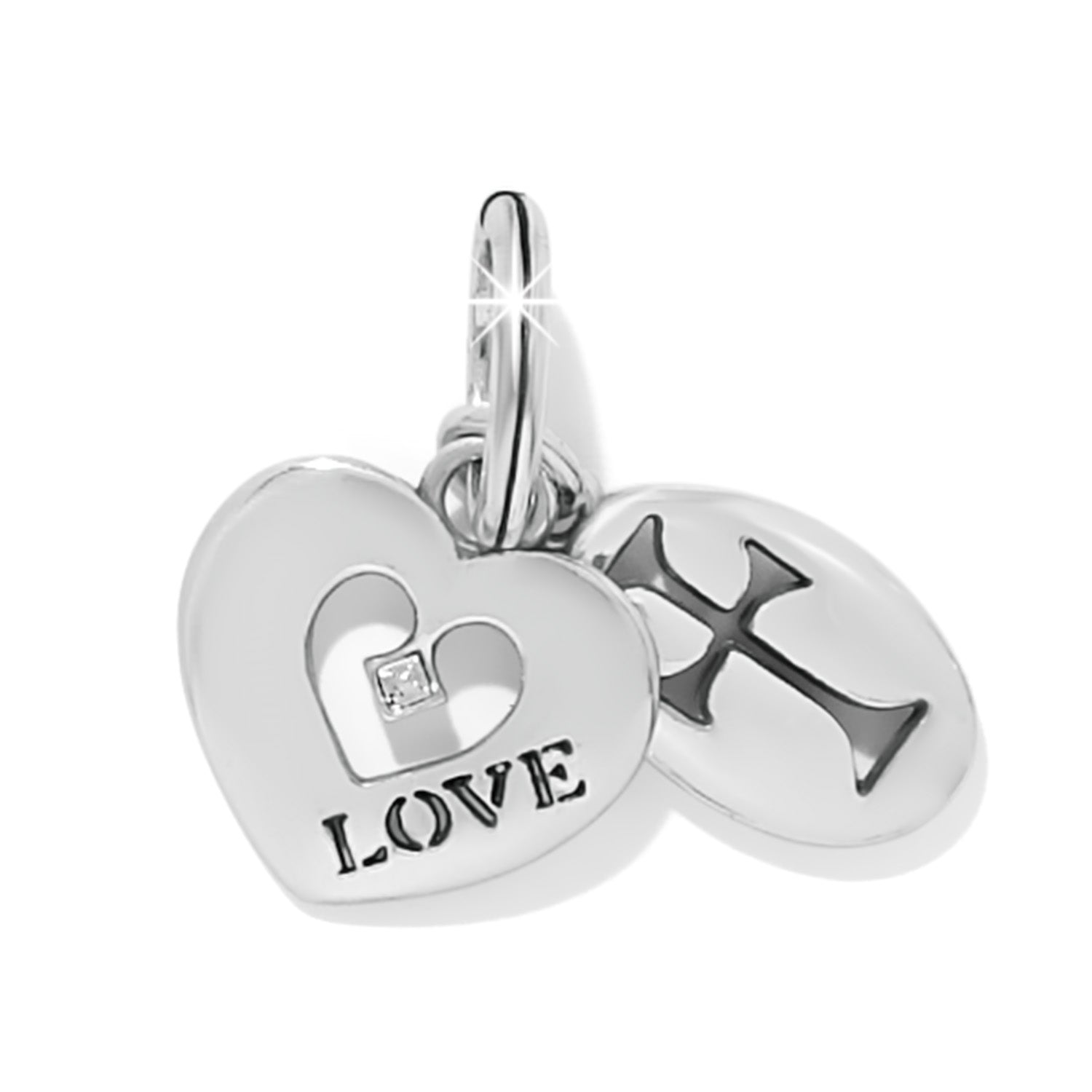 Hearts Of Faith Charm