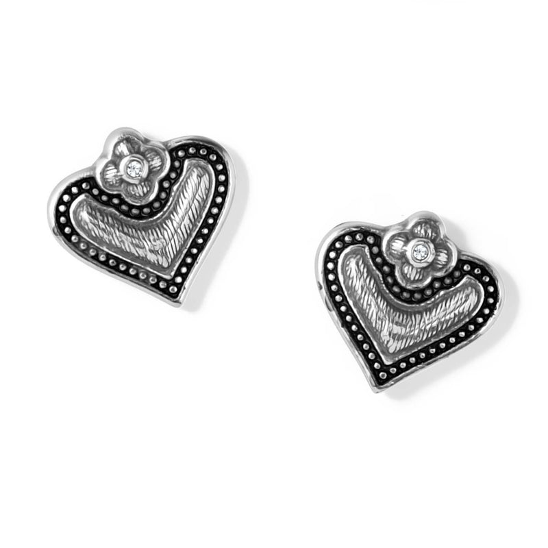 Luna Heart Mini Post Earrings j22351