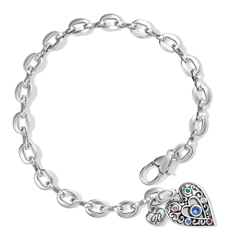 Elora Gems Heart Bracelet jf9283