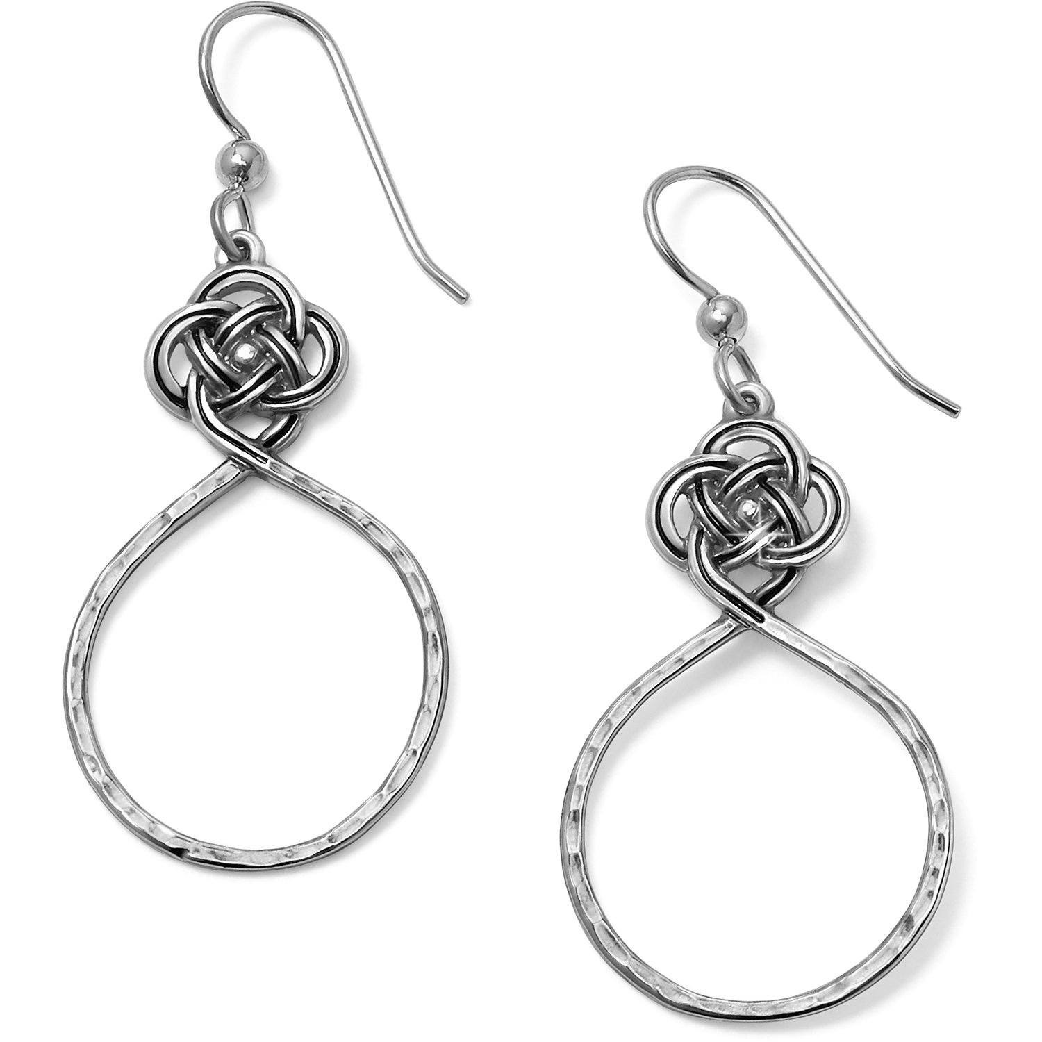 Interlok Petite Knot Circle French Wire Earrings JA4920 Earrings Brighton 