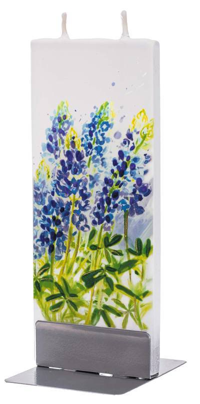 Blue Bonnets Hand Painted Flaytz Candle Apparel & accessories Flaytz Candle 