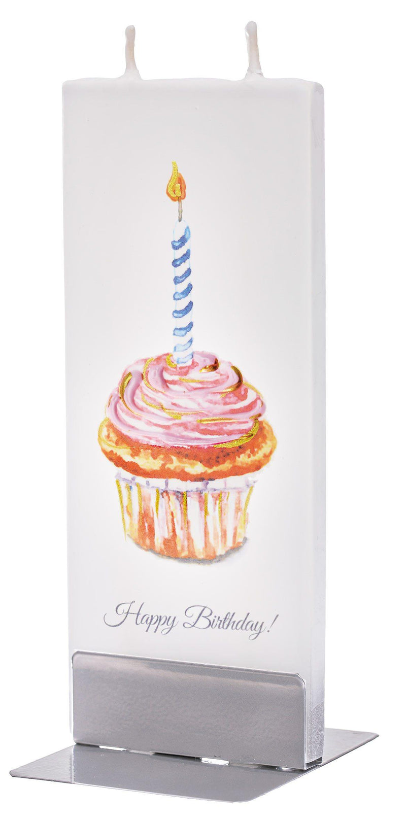Birthday Cupcake Hand Painted Flaytz Candle Apparel & accessories Flaytz Candle 