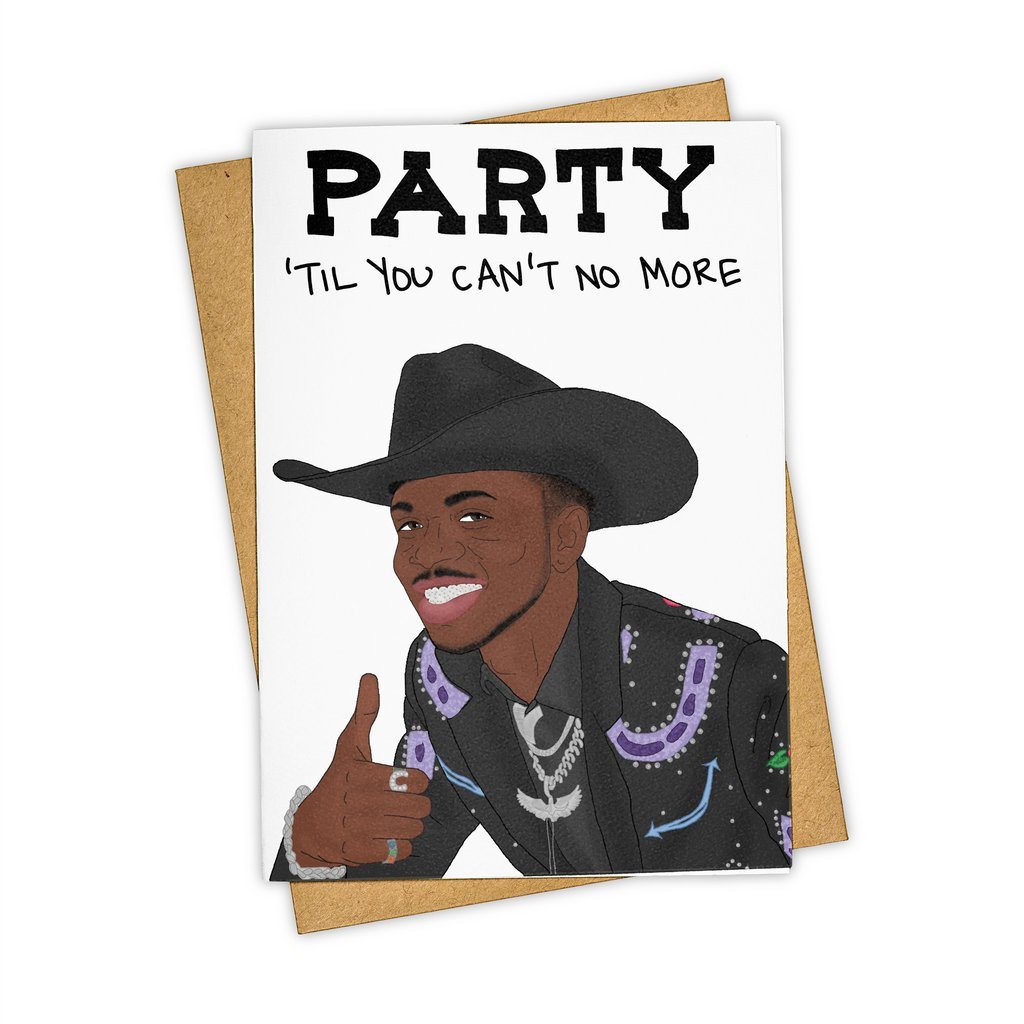 Party 'Til You Can't No More Card Johnathan Michael's Boutique 