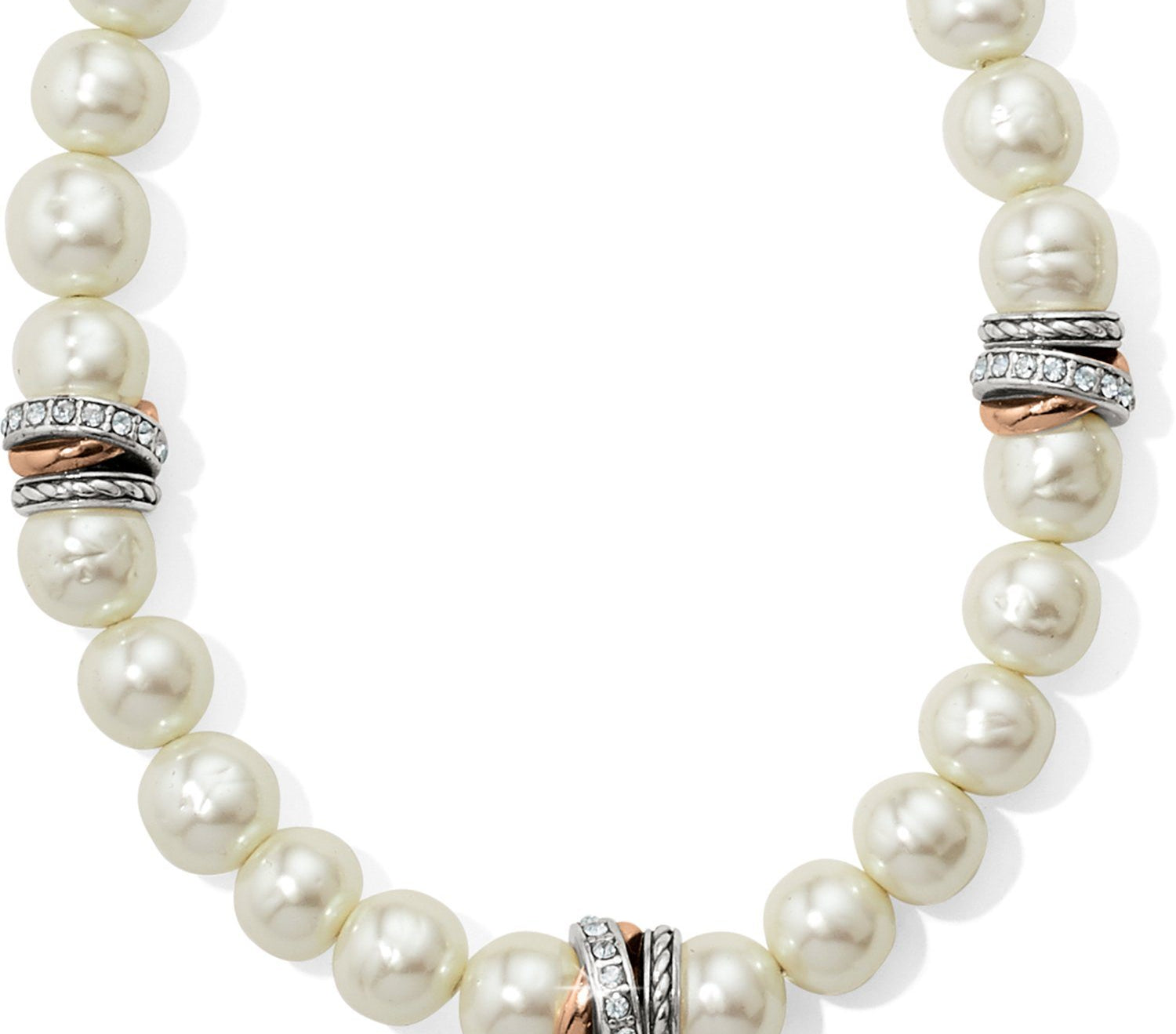 Neptune's Rings Pearl Short Necklace Necklaces Brighton 