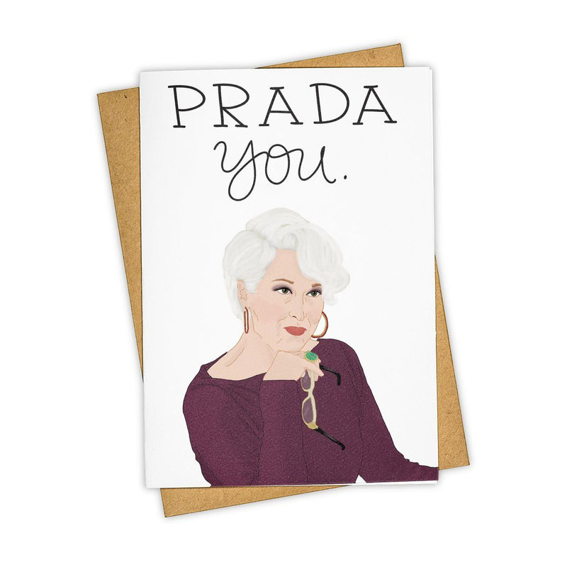 Prada You. Card Johnathan Michael's Boutique 