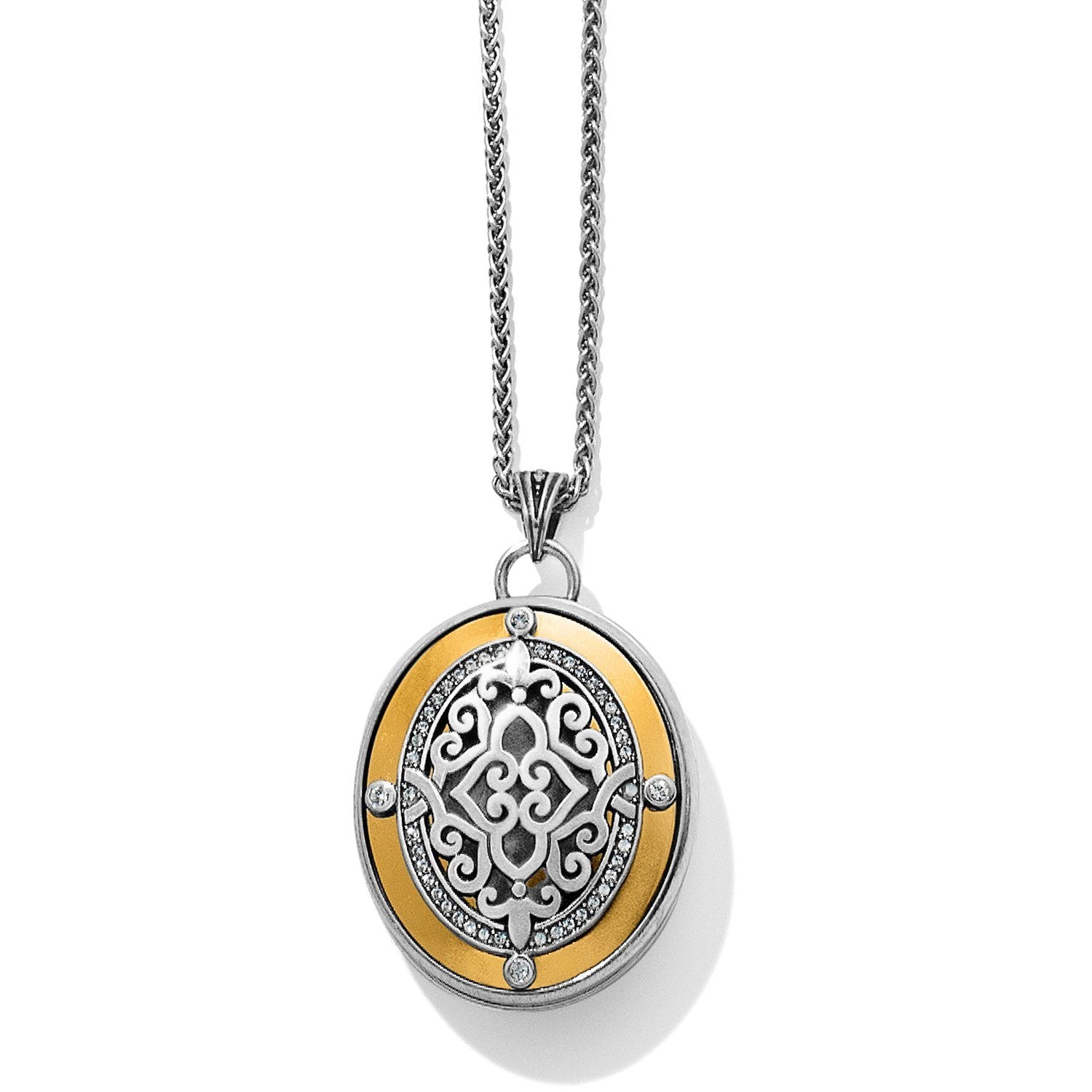 Intrigue Convertible Locket Necklace Lockets Brighton 