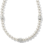 Meridian Petite Pearl Station Necklace JM188A Necklaces Brighton 