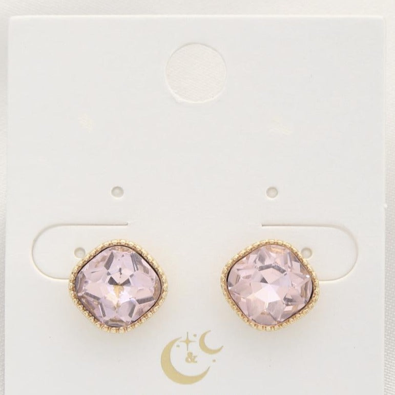 Pink Mini Post Earring