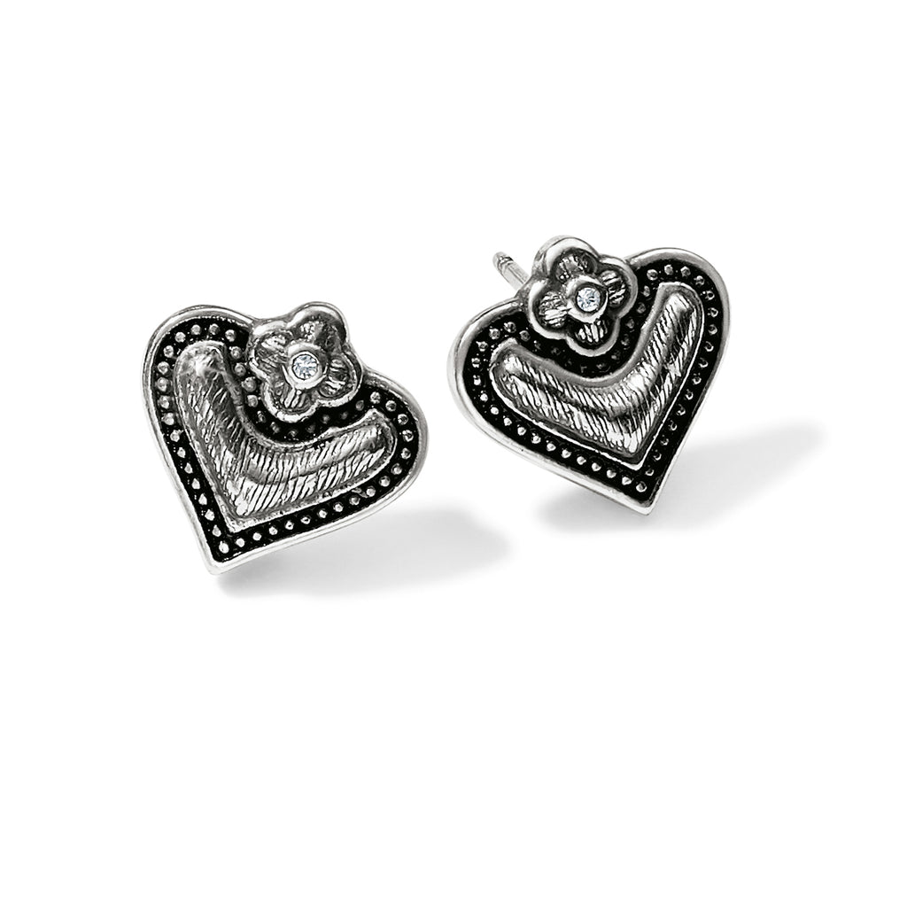 Luna Heart Mini Post Earrings j22351