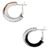 Neptune's Rings Black Post Clip Earrings JA5433 Earrings Brighton 
