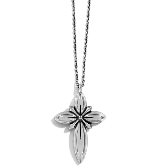Spear Cross Necklace JM1701 Necklaces Brighton 