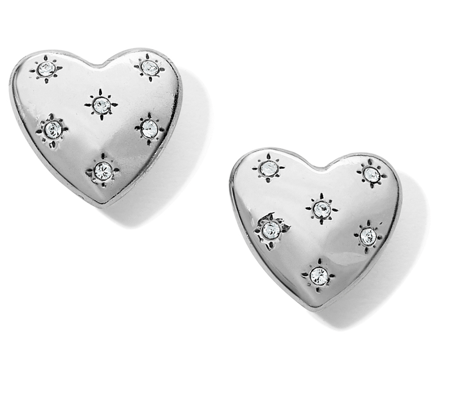 Stellar Heart Post Earrings JA6311 Earrings Brighton 