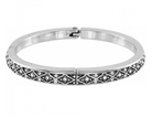 Diamond Hinged Bangle JB0392 Bracelets Brighton 