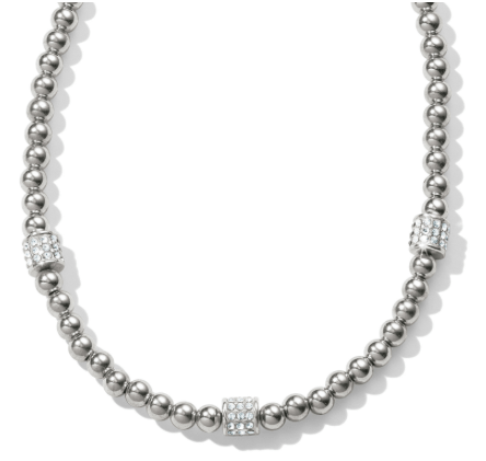 Meridian Petite Beads Station Necklace JM188B necklace Brighton 