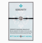 Serenity Blessing Black/Silver Bracelet My Saint My Hero 