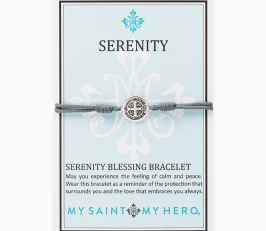 Serenity Blessing Slate Bracelet My Saint My Hero 
