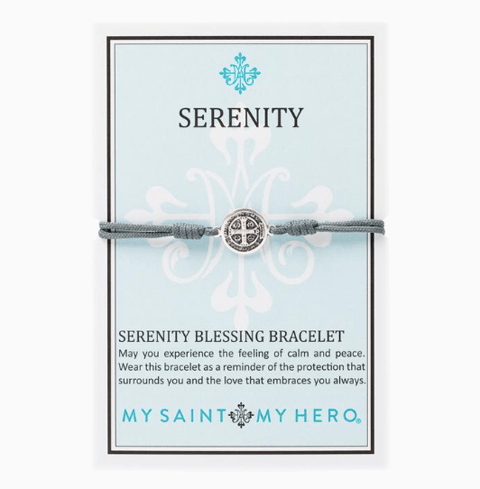 Serenity Blessing Slate Bracelet My Saint My Hero 