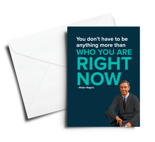 You Don't Have To Be Anything More Card cards Johnathan Michael's Boutique 