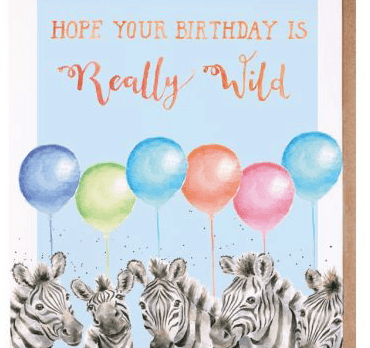Really Wild Birthday Card cards wrendale designs 