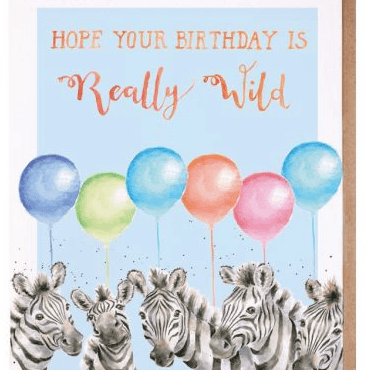 Really Wild Birthday Card cards wrendale designs 